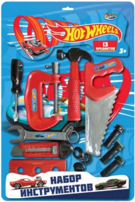 Набор инструментов игрушечный Играем вместе Хот Вилс / ZY1264422-R - фото