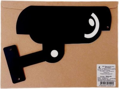 Табличка информационная для дома GALA Видеонаблюдение TB004-BY