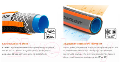 Шланг поливочный Daewoo Power UltraGrip DWH / 5127