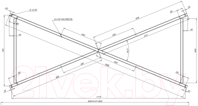 Ванна акриловая Aquanet Grace 180x80