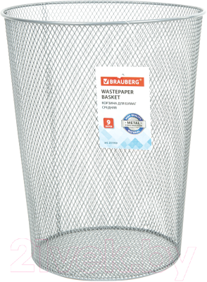 Корзина для бумаг Brauberg Germanium / 231959