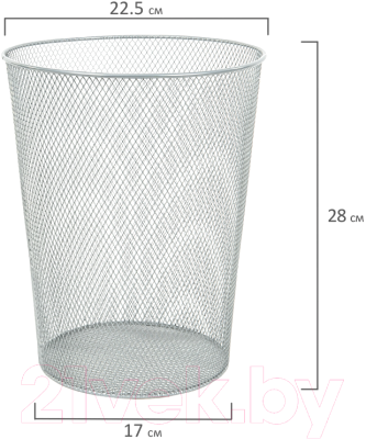 Корзина для бумаг Brauberg Germanium / 231959