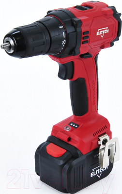 Аккумуляторная дрель-шуруповерт Elitech ДА 12БЛ2 (Е2201.001.02) - фото