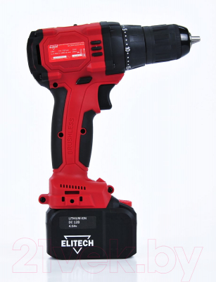 Аккумуляторная дрель-шуруповерт Elitech ДА 12БЛ2 (Е2201.001.02)