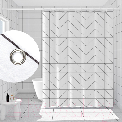 Шторка-занавеска для ванны Rosenberg R-730239