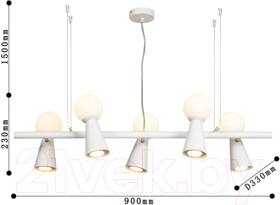 Потолочный светильник FAVOURITE Gnomes 4094-5P