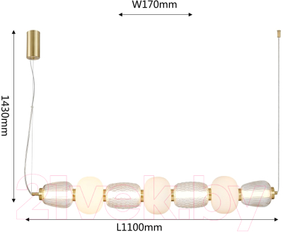 Потолочный светильник FAVOURITE Bella 4057-3P