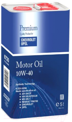 Моторное масло Fanfaro For Chevrolet/Opel 10W40 / FF6720-5ME - фото