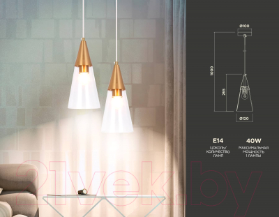 Потолочный светильник Ambrella Traditional / TR3666