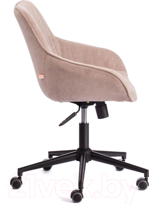 Кресло офисное Tetchair Dublin велюр Clermon (бежевый 40)