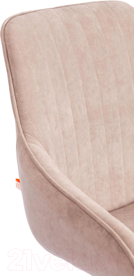 Кресло офисное Tetchair Dublin велюр Clermon (бежевый 40)