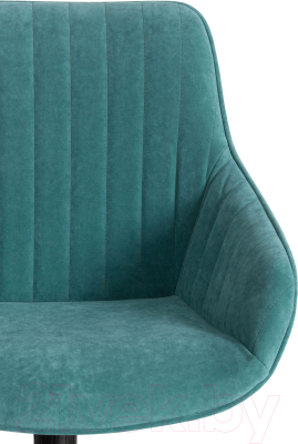 Кресло офисное Tetchair Dublin велюр Clermon (бирюзовый 140)