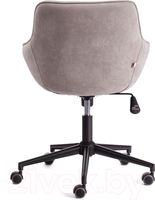 Кресло офисное Tetchair Dublin велюр Clermon (светло-серый 60)