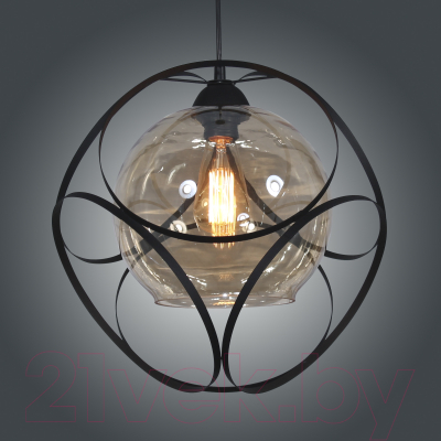 Потолочный светильник Элетех Романо 213 НСБ 01-60-183 Е27 / 1005405229 (черный муар)