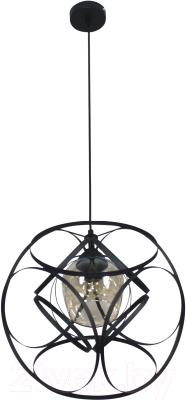 Потолочный светильник Элетех Романо 214 НСБ 01-60-184 Е27 / 1005405230 (черный муар) - фото