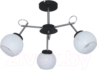 Люстра Элетех Блюз 131 НПБ 01-3x60-226 Е27 / 1005405224 (черный хром) - фото