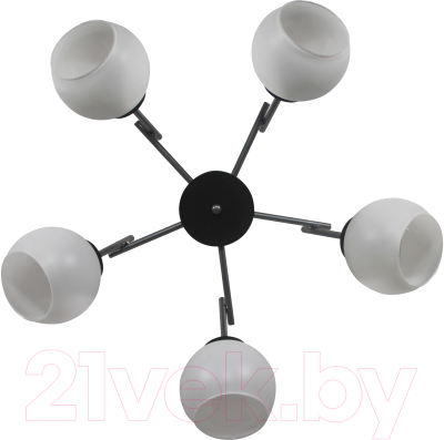 Люстра Элетех Блюз 151 НПБ 01-5x60-163 Е27 / 1005405225 (черный хром)