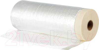 Пленка строительная Unibob С малярной лентой 1.4x33м / 49696 - фото