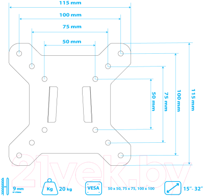 Кронштейн для телевизора Kromax VEGA-3 NEW