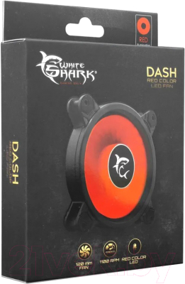 Вентилятор для корпуса White Shark 1260-01W-R Dash