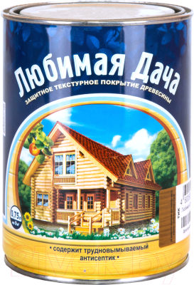 Защитно-декоративный состав Любимая дача Для дерева - фото