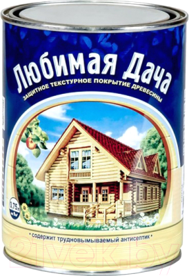 Защитно-декоративный состав Любимая дача Для дерева - фото