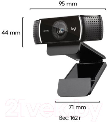 Веб-камера Logitech WebCam C922 Pro Stream / 960-001089