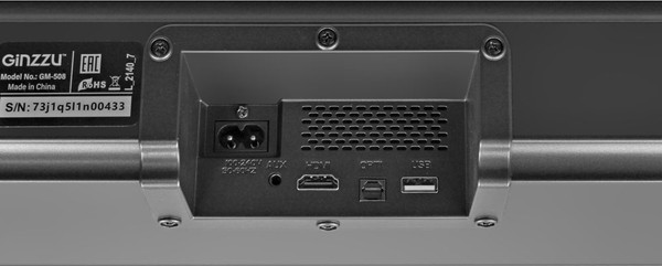 Звуковая панель (саундбар) Ginzzu GM-508