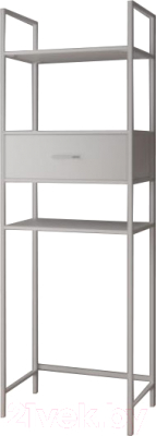 Стеллаж Style Line Stella 40/3П/Я (3 полки, ящик) - фото