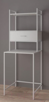 Стеллаж Style Line Stella 60/3П/Я (3 полки, ящик)