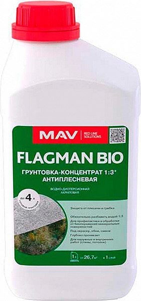 Грунтовка MAV Flagman Bio антиплесневая - фото