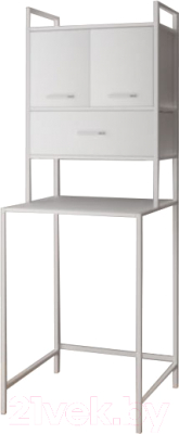 Стеллаж Style Line Stella 60/2П/Я/Ш (2 полки, ящик, шкаф) - фото