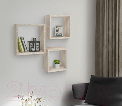 Полка-ячейка Артём-Мебель СН 100.39 (дуб экспрессив песочный)