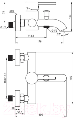 Смеситель Damixa Scandinavian Pure 361000000