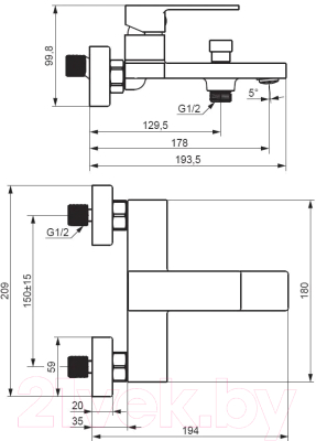 Смеситель Damixa Gala 531000000