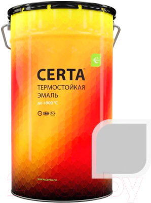Краска Certa Термостойкая 9006 700С (25кг, серебристый)