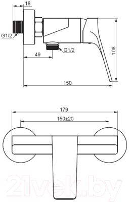 Смеситель Damixa Merkur 402000000