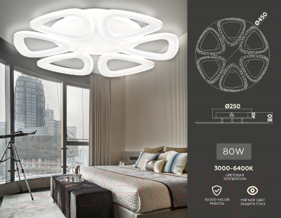 Люстра Ambrella Acrylica / FA4518