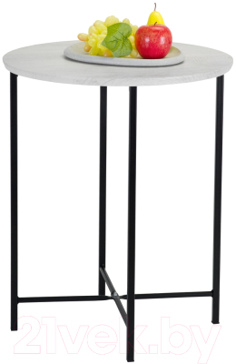 Журнальный столик Мебелик BeautyStyle 16 (дуб дымчатый/черный)