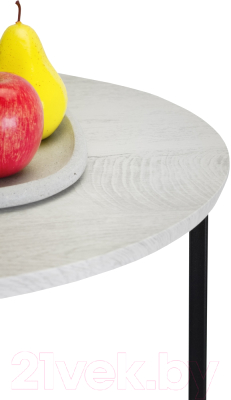 Журнальный столик Мебелик BeautyStyle 16 (дуб дымчатый/черный)