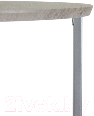 Журнальный столик Мебелик BeautyStyle 16 (серый шпат/металлик)