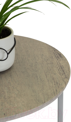 Журнальный столик Мебелик BeautyStyle 16 (серый шпат/металлик)