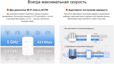 Усилитель беспроводного сигнала Mercusys ME20