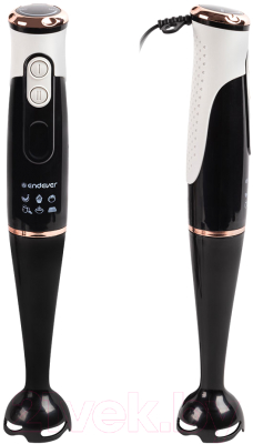 Блендер погружной Endever Sigma-81 (черный/белый)