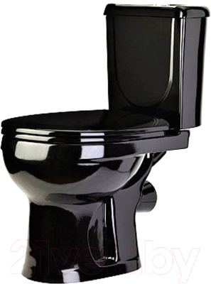 Унитаз напольный Оскольская керамика Ирида Стандарт (черный) - фото