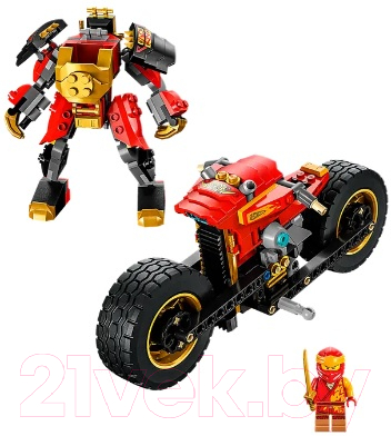 Конструктор Lego Ninjago Робот-гонщик Эво Кая / 71783