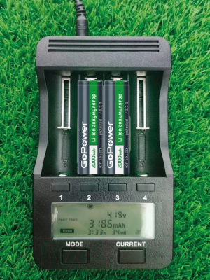 Аккумулятор GoPower 18650 Li-ion 3.7В 2000мАч / 00-00018353