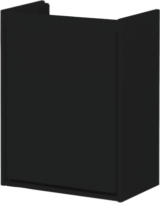 Тумба под умывальник Aquanet Милан 45 / 306378 (черный глянец) - фото