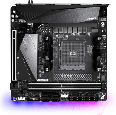 Материнская плата Gigabyte B550I Aorus Pro AX 1.2 - фото