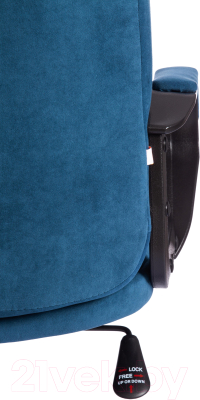 Кресло офисное Tetchair СН888 LT флок (синий 32)